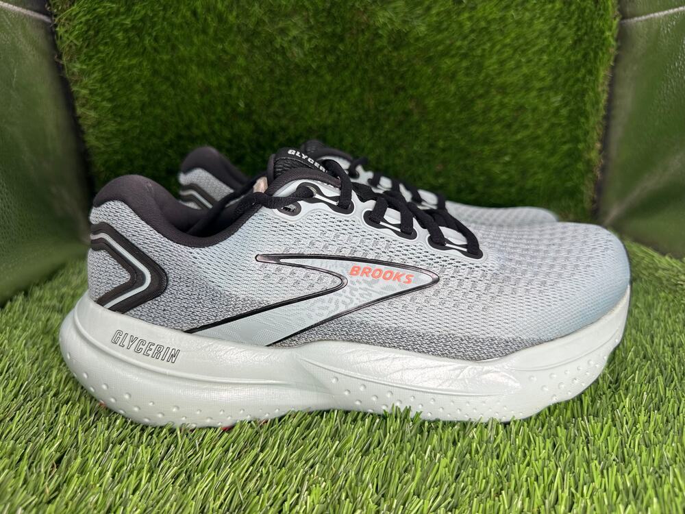 Brooks Glycerin 21 1204081B410 Athletic Sneaker Women's 9.5B Gray Knit Training